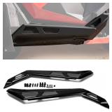 Retails for $174! AUPOWER 2-Seat Low Profile Rock Sliders for Polaris RZR PRO XP/PRO R 2020-2025, RZR Turbo R 2022-2024, Heavy Duty Steel Nerf Bars Tree Kickers Side Steps Accessories, Replace OEM # 2