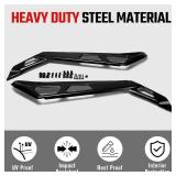 Retails for $174! AUPOWER 2-Seat Low Profile Rock Sliders for Polaris RZR PRO XP/PRO R 2020-2025, RZR Turbo R 2022-2024, Heavy Duty Steel Nerf Bars Tree Kickers Side Steps Accessories, Replace OEM # 2