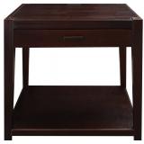 Retails for $122! Casual Home Notre Dame Nightstand with USB Ports-Espresso, 18.75 in x 24 in x 26 in (D x W x H)