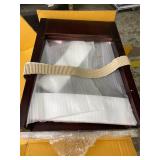 Retails for $122! Casual Home Notre Dame Nightstand with USB Ports-Espresso, 18.75 in x 24 in x 26 in (D x W x H)