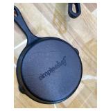 Cast Iron Skillet 3-Piece Set - Heavy-Duty Professional Restaurant Chef Quality Pre-Seasoned Pan Cookware Set - 10", 8", 6" Pans - For Frying, Saute, Cooking, Pizza & More,Black