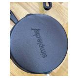 Cast Iron Skillet 3-Piece Set - Heavy-Duty Professional Restaurant Chef Quality Pre-Seasoned Pan Cookware Set - 10", 8", 6" Pans - For Frying, Saute, Cooking, Pizza & More,Black