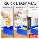 Rapid Ramen Cooker | Microwavable Cookware for Instant Ramen | BPA Free and Dishwasher Safe | Perfect for Dorm, Small Kitchen or Office | Black