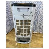 Windowless Air Conditioners, 4 In 1 Portable Swamp Cooler with 2 Water Tanks, Room Air Conditioner with 4 Ice Packs, Remote, 12H Timer, 3 Speeds 4 Modes, Ventless Cooler for Indoor Home Office