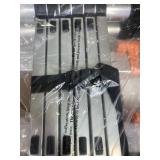 Soctone Telescoping Ladder, 10.5 FT Button Retraction Aluminum Extension Ladder with 2 Triangle Stabilizers, Multi-Purpose Ladder with Slow Down Design, 330lbs Max Capacity for House Daily Life