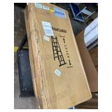 Soctone Telescoping Ladder, 10.5 FT Button Retraction Aluminum Extension Ladder with 2 Triangle Stabilizers, Multi-Purpose Ladder with Slow Down Design, 330lbs Max Capacity for House Daily Life