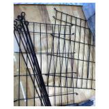 Dog Crate Divider Panel,Include 2 Metal Panels,4 Connecting Rods and 4 Spacers,Adjustable Metal Pet Kennel Divider,16.9