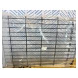 Dog Crate Divider Panel,Include 2 Metal Panels,4 Connecting Rods and 4 Spacers,Adjustable Metal Pet Kennel Divider,16.9