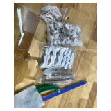 ChadMade Ceiling/Wall Mount Curtain Track Rod Set with Hooks, 6ft - 9ft Adjustable Length Window Rod Track Curtain Rail System For Living Room Bedroom, Work with Grommet and Pinch Pleated Curtain