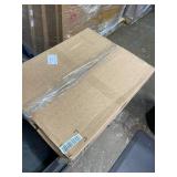 CHYLIN Wall Clock - 18 Inch Silent Non Ticking Wall Clocks Battery Operated, Wooden Rustic Farmhouse Larger Clock Decorative for Living Room, Kitchen (Blue)