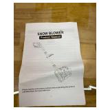 Retails for $130! Electric Cordless Snow Shovel, Snow Blower Cordless, 13"x6" Clearing Path, Directional Plate & Auxiliary Handle, Snowblower Electric Snow Blower Battery Powered (2*4.0Ah Batteries & 