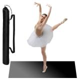 Portable Dance Floor Smooth Ballet Floor Vinyl Dance Mat for Home Stage Studios Kids Adults Practice Improve