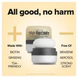 I DEW CARE Tap Secret Dry Shampoo Powder with Biotin - Tap Secret Original | Strengthening & Volumizing, Refillable, Travel size, Non-aerosol, Brunette, Korean Ginseng, Stocking Stuffers, 0.24 Oz