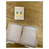 OZEL   Crystal Earrings for Women Dangle   14K Gold Plated Lightweight Daily Fashion Earrings