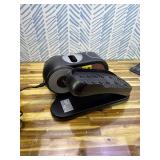 MERACH Under Desk Elliptical Machine, Leg Exerciser While Sitting for Seniors with Remote Control & 12-Speeds, Quiet Portable Electric Seated Pedal Exerciser Machine for Home Office