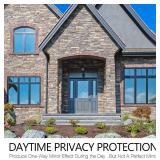 STATINT Window Film Privacy One Way Mirror Glass Tint Heat Control Sun UV Blocking Sliding Door Tinting Reflective Static Cling for Home, Black-Silver, 29.5 Inch X 6.5 Feet