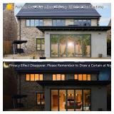 STATINT Window Film Privacy One Way Mirror Glass Tint Heat Control Sun UV Blocking Sliding Door Tinting Reflective Static Cling for Home, Black-Silver, 29.5 Inch X 6.5 Feet