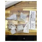 Retractable Baby Gate for Stairs, 55" Wide 38" High Pet Gate with Auto-Retract System, One-Hand Operation, Mesh Baby Gate for Doorways, Hallways, Decks, Indoor & Outdoor, White