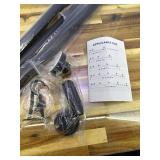 ZipGlo Black Tension Curtain Rod 41-126 In(4-10Ft), Long Curtain Rod No Drilling for Window or Bathroom,Outdoor Tension Rods for Patio, Heavy Duty Shower Rod,Rod Diameter 1.26In-One-bond stretching