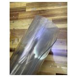 24 x 48 Inch Clear Plastic Dining Room Table Protector Tablecloth Desk Pad Mat Wooden Furniture Coffee Glass End Bed Sofa Side Bar Bistro Dinner Table Cloth Top Protection Cover Waterproof PVC Vinyl