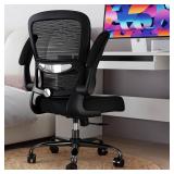 Retails for $120! TRALT Office Chair - Ergonomic Desk Chair with Adjustable Lumbar Support, Mesh Computer Chair, Executive Chairs for Home Office Comfortable Lumbar Support (Black)