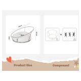 Kate Newborn Photography Props Stainless Steel Stand with 6 Clamps for Baby Photoshoot