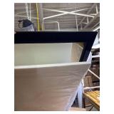 Retails for $150! 55x30 Inch Black Bathroom Mirror for Wall, Thick Metal Framed Rectangle Mirrors for Over Sink, Bedroom, Living Room, Entryway, Anti-Rust, HD Tempered Glass