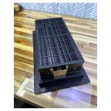 Automatic Crawl Space Vent 8x16 Inch, Auto Open/Close Foundation Vent Cover for Freeze Protection & Energy Saving | Easy Install Crawlspace Vents Replacement (Black, 1 Pack)