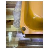 5 Gallon Generator Gas Fuel Tank with Filter Gauge Cap Universal Fit Compatible with EC2500 (5 Gallon, Yellow)