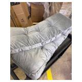 BALAPET Breakfast Nook Cushions Set 4 Piece Cushion Pad Set for Kitchen Breakfast Dining Nook,Shredded Foam Support Fits in Sets with Corner Benches, Mid Century Modern Small Dining Table Sets(Gray)