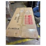 2 PCS Tempered Glass Home Gym Mirror 48 x 24 Inch (Each), Full Length Wall Mounted & Frameless Full Mirror for Gym, Yoga Studio, Dancing Studio