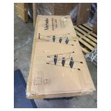 XinSunho 4 Step Ladder, Foldable Handrail & Tool Tray Stool Ladders with Anti-Slip Wide Pedal, 660 lbs Sturdy Steel Ladder for Home Kitchen and Outdoor