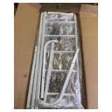 Queen Size Headboard Only, Metal Headboard with 2 Power Strips, 95 Degrees Reclining Backrest with Bed Frame Adapters, Easy Assembly, Black