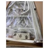 Queen Size Headboard Only, Metal Headboard with 2 Power Strips, 95 Degrees Reclining Backrest with Bed Frame Adapters, Easy Assembly, Black