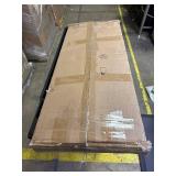 Queen Size Headboard Only, Metal Headboard with 2 Power Strips, 95 Degrees Reclining Backrest with Bed Frame Adapters, Easy Assembly, Black