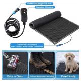 Retails for $104! Baquler 1 Pcs 20 x 30 inch Heated Snow Melting Mat Non-Slip Heated Outdoor Mat Electric Snow Melting Melts up to 3 Inch/H with 9.84 ft Power Cord for Winter Ice Removal Walkway Stair