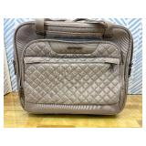 EMPSIGN Rolling Laptop Bag Women with Wheels, Briefcase for Women Fits Up to 15.6 Inch Laptop Briefcase on Wheels, Water-Repellent Overnight Rolling Computer Bag with RFID Pockets, Grey Pink