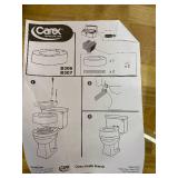 Carex Toilet Seat Riser, Elongated Raised Toilet Seat Adds 3.5 inches to Toilet Height, for Assistance Bending or Sitting, 300 Pound Weight Capacity Toilet Riser