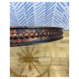 Farmhouse Round Semi Flush Mount Ceiling Light Red Rust Finish Dining Room Lighting Fixture Vintage Metal Ceiling Chandelier for Kitchen Bedroom 6 Light E12  18 Inches (6 Light)