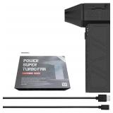 Car Electric Fan 130,000 RPM Wind Speed 52m/s Industrial Duct Fan 3nd Generation Violent Blower Fit for Mini Turbo Jet Fan Handheld Brushless Motor Reduce Temperature