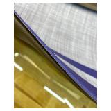 Mattitude Kitchen Mats Set of 2,Cushioned Anti-Fatigue Non-Skid Rug Sets Ergonomic Comfort Standing Mat for Kitchen, Floor, Office, Sink, Laundry, Blue and Gray