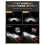 Retails for $150! 9 Inch Round LED Headlights with Hi/Lo Beam DRL Halo Turn Signal Sealed Beam Lights Compatible with Jeep Wrangler JL/JLU 2018-2025, Gladiator JT 2020-2025 Unlimited Sport Rubicon Sah