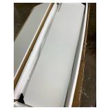 MOHOPE Narrow Bathroom Storage Cabinet, 72" Tall Slim Bathroom Cabinet with 2 Doors & Adjustable Shelves, Skinny Freestanding Floor Cabinet for Small Spaces, Living Room, White