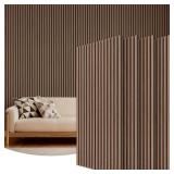 TONOR Wood Wall Panels for Wall, 4 Pack 47.2" x 23.6"(31ft ) Acoustic Wall Panels, Wood Slat Acoustic Panels for Noise Cancelling and Decoration, Living Room, Bedroom, Office, Walnut