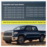 Window Molding Trim Seal for 2007-2019 Toyota Tundra Crewmax Cab(4 Full-Size Doors),Black Door Window WeatherStrip Seal Belt,Replace#68160-0C020 68210-0C020 68163-0C020 68164-0C020