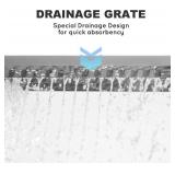 HQ4us Dog Pee Pad Holder Tray with Grate 34 23 , Large Dog Litter Box Toilet, Puppy Pee Pad Holder, Less Mess, Dog Potty Indoor Outdoor for Balcony