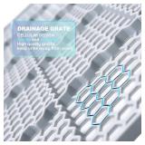 HQ4us Dog Pee Pad Holder Tray with Grate 34 23 , Large Dog Litter Box Toilet, Puppy Pee Pad Holder, Less Mess, Dog Potty Indoor Outdoor for Balcony