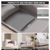 Couch Cushion Support for Sagging Seat - 20" x 20" High-Density Curved Foam Sofa Cushion Support Board, Couch Supporter for Under The Cushions, Grey Set of 3
