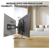 Retails for $120! 98 100 inch TV Wall Mount Full Motion Heavy Duty for 85 86 90 TVs,Ultra-Slim Dual Articulating Arms,Tool-Free Tilt & Extension, Holds up to 187 lbs,VESA 200x100 to 800x600, XL-Y9