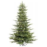 Retails for $165! Puleo International 6.5ft Pre-Lit Aspen Fir Artificial Christmas Tree with 500 Clear Lights, 903 Realistic Dense Branch Tips, Easy Setup Artificial Trees with Sturdy Metal Stand